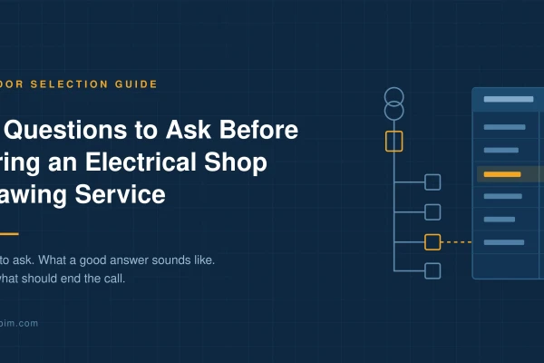12 Questions to Ask Before Hiring an Electrical Shop Drawing Service